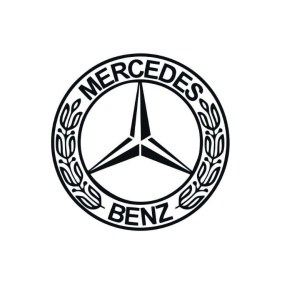 Sticker Mercedes Logo 12x12 cm, Creative Rey®