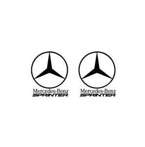 Sticker MERCEDES SPRINTER SET 2 BUCATI 50x41 cm, Creative Rey®