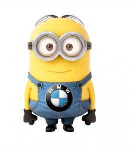 Sticker Minion Bmw 15cm, Creative Rey®