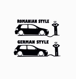 Sticker Romanian Style set 15x11.8 cm, Creative Rey®