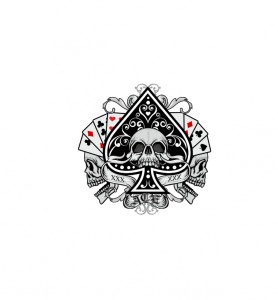 Sticker Schelet Carti 15 cm, Creative Rey®