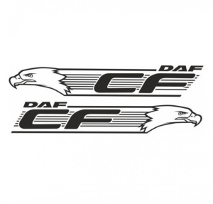 Sticker Set Stanga-Dreapta Daf Cf 60 cm, Creative Rey®