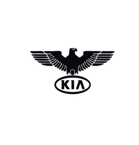 Sticker Vultur Kia 15x8.1 cm, Creative Rey®