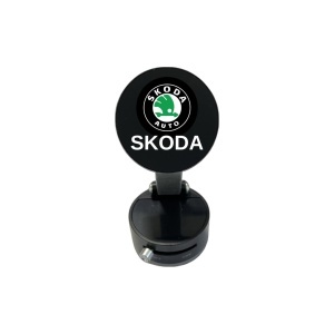 Suport Magnetic Negru cu Ventuza si Brat Reglabil Pentru Skoda - Img 2