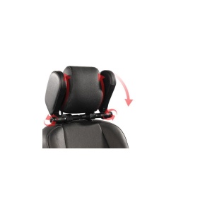SUPORT TETIERA AUTO REGLABIL-PIELE ECOLOGICA NEAGRA