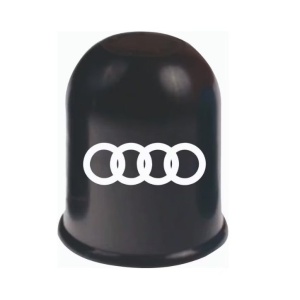 Capac protectie carlig pentru remorca auto, plastic, personalizat Audi, Creative Rey® - Img 2