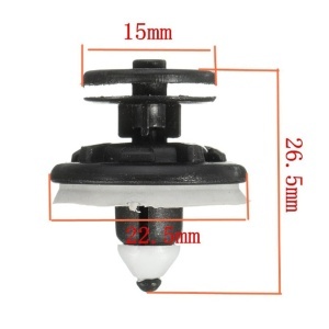 Clipsuri cleme bumbi fixare usa portiera Audi A4 A6 Q5 TT VW Golf 5 Jetta Passat EOS Phaeton Tiguan 6Q0868243 - set 10 bucati - Img 3