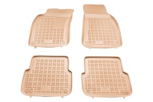 Covorase Presuri Auto Cauciuc Dedicate Bej Audi A6 Allroad Quattro C6 2006 - 2011 | Audi A6 III C6 Pre Facelift 2004 -2008