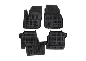 Covorase Presuri Auto Cauciuc Dedicate Ford GRAND TOURNEO CONNECT II 5 loc, 7 loc (rand 3 scaune pliat) 2013 - 2022 | Ford TRANSIT CONNECT II L2, 2013 - 2018, 2018 - 2022 - Img 1