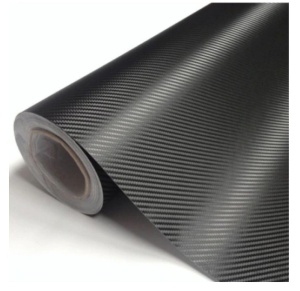 Folie carbon auto 3D, 1 x 1.27 M, Negru
