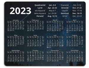 Mousepad Calendar 22x18 cm