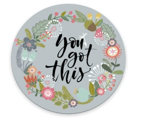 Mousepad You got this 20 x 20 cm