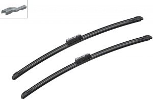 Pachet Stergatoare Parbriz si Stergator Luneta Bosch AeroTwin Skoda Fabia, Roomster 2006-2014