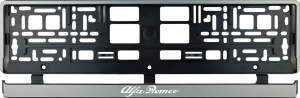 Set 2 bucati, suport numar inmatriculare Alfa Romeo