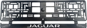 Set 2 bucati, suport numar inmatriculare Jaguar