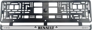 Set 2 bucati, suport numar inmatriculare Renault
