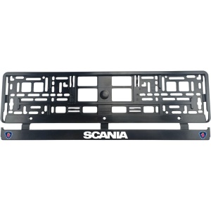 Set 2 bucati, suport numar inmatriculare, Scania - Img 2