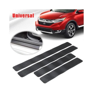 Set 4 bucati protectie praguri Carbon 3D Universal culoare neagra - Img 2