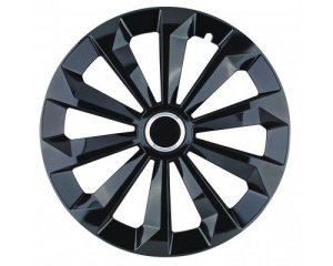 Set 4 Capace 16 inchi (R16) Fame Negru,