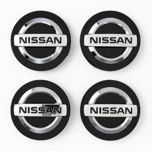 Set 4 Capace Jante Aliaj Nissan – 60mm Negre