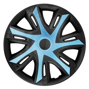 Set 4 Capace Power Azur-Negru R16