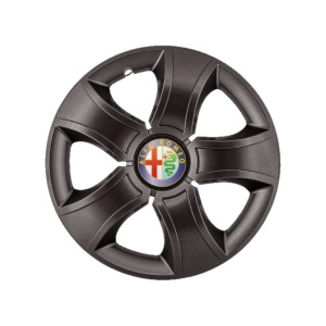 Set 4 Capace Roti 14 inchi (R14) Bis Negru, Compatibile Cu Alfa Romeo - Img 3