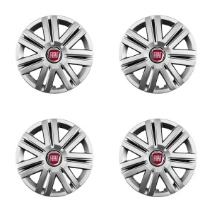 Set 4 Capace Roti 14 inchi (R14) Compatibile Cu Fiat, Model - 203 - Img 2