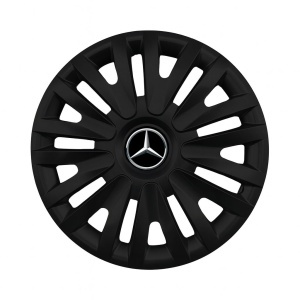 Set 4 capace roti 14 inchi (R14) compatibile MERCEDES, Model 217 Black