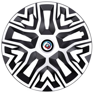 Set 4 Capace Roti 15 `` Best Alb-Negru, Compatibile Cu BMW Nou - Img 1