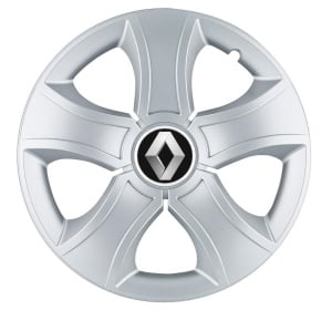 Set 4 Capace Roti 15 inchi (R15) Bis Gri, Compatibile Cu Renault