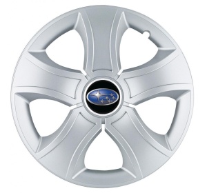 Set 4 Capace Roti 15 inchi (R15) Bis Gri, Compatibile Cu Subaru