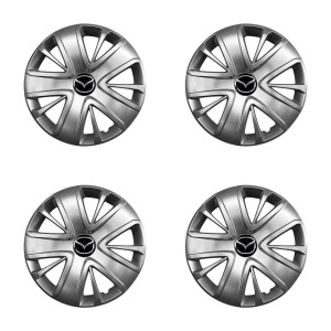 Set 4 Capace Roti 15 inchi (R15) Compatibile Cu MAZDA, Model 341 - Img 2