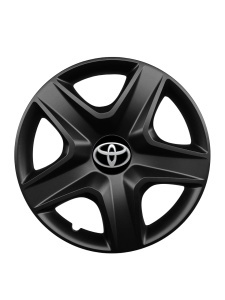 Set 4 capace roti 15 inchi (R15) compatibile TOYOTA, Model 340 Black