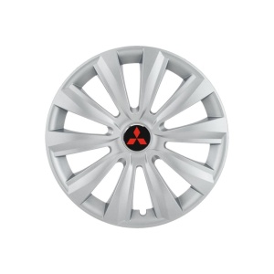 Set 4 capace roti 15 inchi (R15) Delta Gri, Compatibile Cu Mitsubishi - Img 3