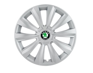 Set 4 capace roti 15 inchi (R15) Delta Gri, Compatibile Cu Skoda