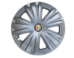 Set 4 capace roti 15 inchi (R15) Glory Gri, Compatibile cu Alfa Romeo