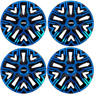 Set 4 Capace Roti 16 `` Best Albastru-Negru, Compatibile Cu Dacia Nou - Img 2