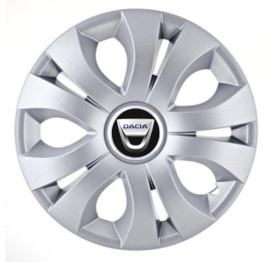Set 4 Capace Roti 16 inchi (R16), Compatibil Cu Dacia, model Top Gri