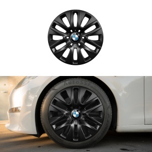 Set 4 capace roti 16 inchi (R16) compatibile BMW, Model 429 Black - Img 3