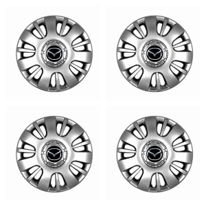 Set 4 Capace Roti 16 inchi (R16) Compatibile Cu MAZDA, model - 407 - Img 2