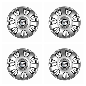 Set 4 Capace Roti 16 inchi (R16) Compatibile Cu SEAT, model - 407 - Img 2