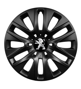 Set 4 capace roti 16 inchi (R16) compatibile PEUGEOT, Model 429 Black
