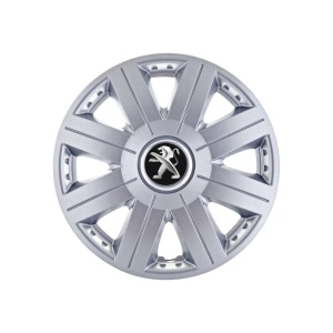 Set 4 capace roti 16 inchi (R16) Cosmos Gri, Compatibil Cu Peugeot - Img 3