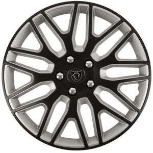 Set 4 Capace Roti 16 inchi (R16) Dakar Negru-Gri, Compatibile Cu Peugeot