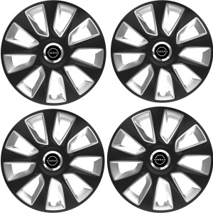 Set 4 Capace Roti 16 inchi (R16) Stratos Gri-Negru, Compatibile Cu Nissan Nou - Img 2