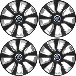 Set 4 Capace Roti 16 inchi (R16) Stratos Gri-Negru, Compatibile Cu Volkswagen - Img 2