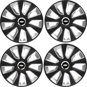 Set 4 Capace Roti 16 inchi (R16) Stratos Gri-Negru, Compatibile Cu Chevrolet - Img 2