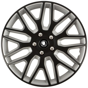 Set 4 Capace Roti 17 inchi (R17) Dakar Negru-Gri, Compatibile Cu Skoda Nou