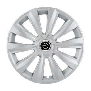 Set 4 Capace Roti Autohelix MSA® potrivite jantelor de 15 inch, pentru Nissan Nou model Delta Gray - Img 2