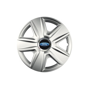 Set 4 capace roti Cu Inel Cromat Esprit R14 Compatibil Cu Ford - Img 3